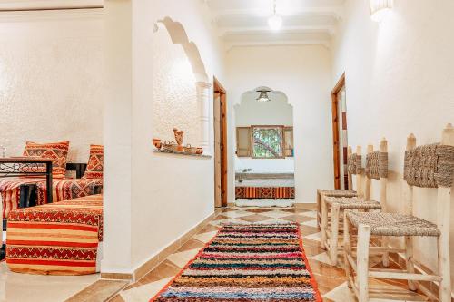 Ruang duduk di RIAD IDAR ouirgane