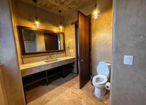 Kúpeľňa v ubytovaní Casa IxeYolo