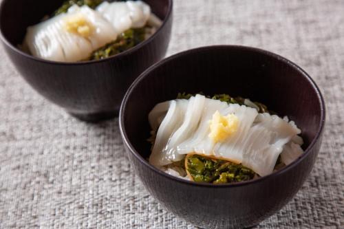 Eten bij of ergens in de buurt van de ryokan

