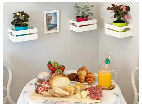 Možnosti snídaně pro hosty v ubytování La Casina
