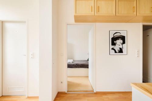 Katil atau katil-katil dalam bilik di Beautiful 1 Bedroom Apartment near Schönbrunn
