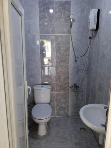 Et badeværelse på Beldibi apartment / house / hotel