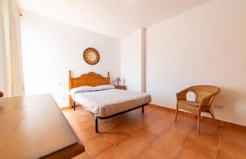 Postel nebo postele na pokoji v ubytování AT - Los Atalayones Mojacar
