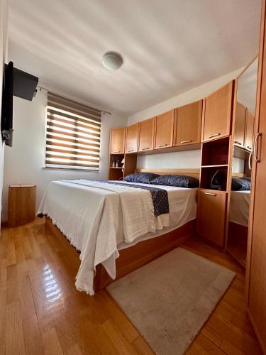 Apartment Tranquilo 객실 침대