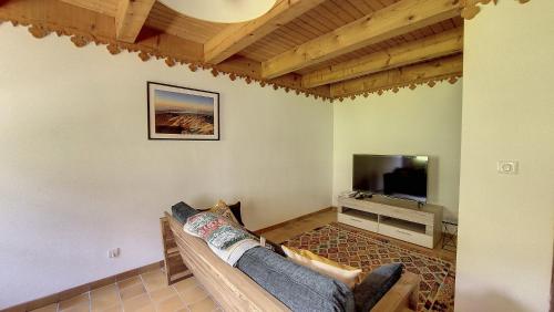 Μια τηλεόραση ή/και κέντρο ψυχαγωγίας στο Chalet Jumbaz