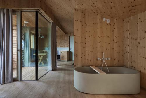 A bathroom at Odles Lodge