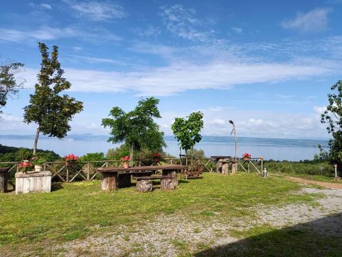 Landskap semula jadi dekat dengan rumah percutian