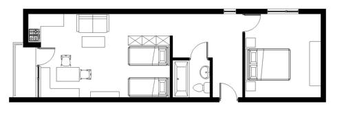 Plan de l'établissement Chesa Dominium