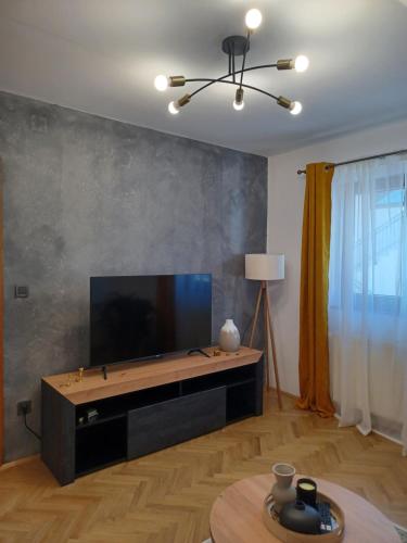 TV a/nebo společenská místnost v ubytování Mountain Dream