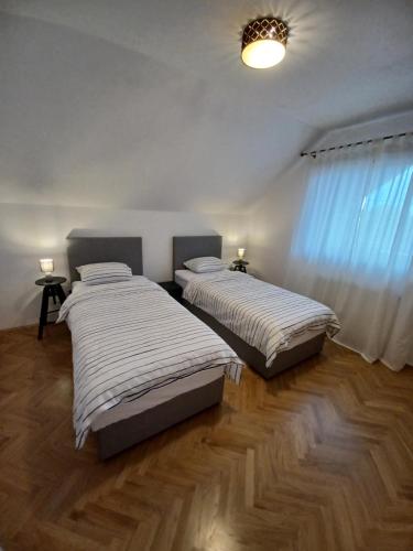 Postel nebo postele na pokoji v ubytování Mountain Dream