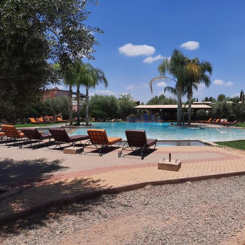Kolam renang di atau dekat dengan Gîte Rural de Marrakech