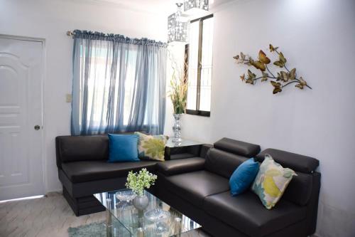 Χώρος καθιστικού στο Apartamento entero en Samaná Los tios 1 y 2