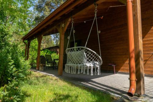Zahrada ubytování Całoroczny Domek nad Jeziorem