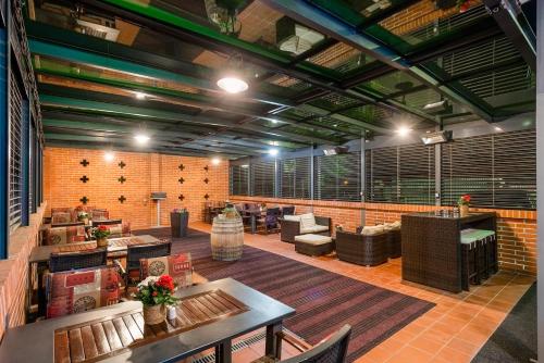 Posezení v ubytování Jan Maria Hotel