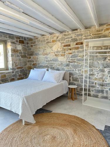 Postel nebo postele na pokoji v ubytování Aegean Breeze House