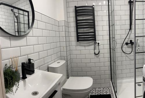 Um banheiro em Liepu Apartment