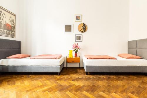 Ένα ή περισσότερα κρεβάτια σε δωμάτιο στο Das Hostel