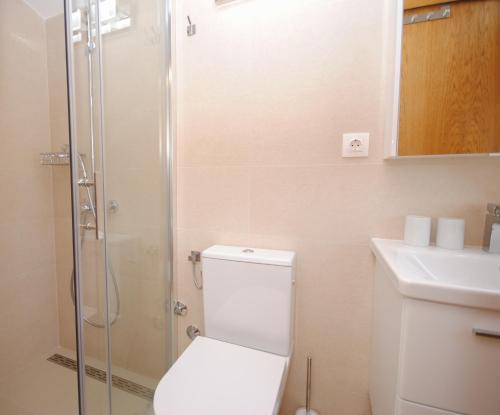 Ένα μπάνιο στο Apartments Dilk