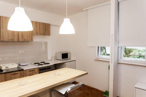 Kjøkken eller kjøkkenkrok på Dorcol Apartman