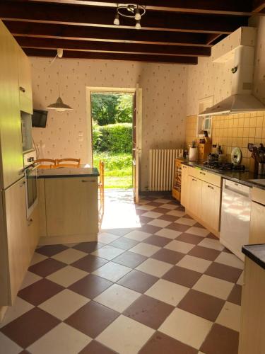 Dapur atau dapur kecil di Château de Buffaud