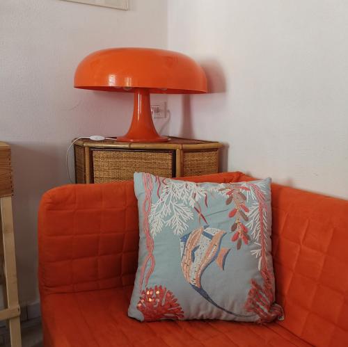 Een zitgedeelte bij la baracca dei pescatori