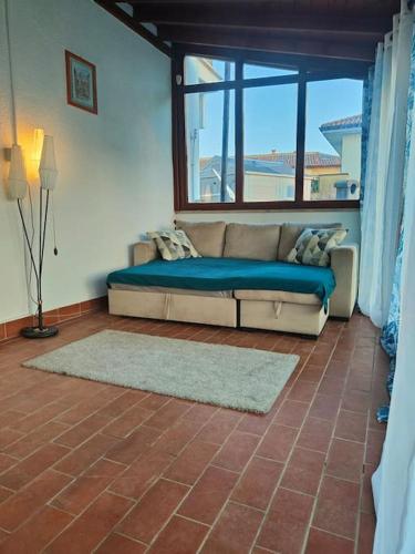 Ein Sitzbereich in der Unterkunft Villa Giulia con Piscina