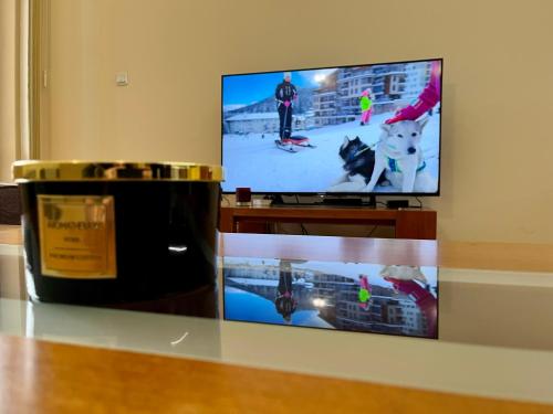 TV a/nebo společenská místnost v ubytování Cedar Heights