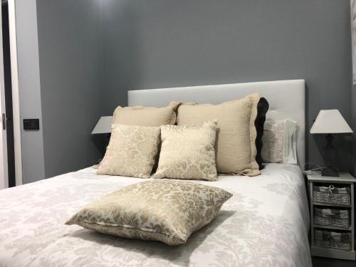 Voodi või voodid majutusasutuse Apartamento Victorio Las Canteras toas