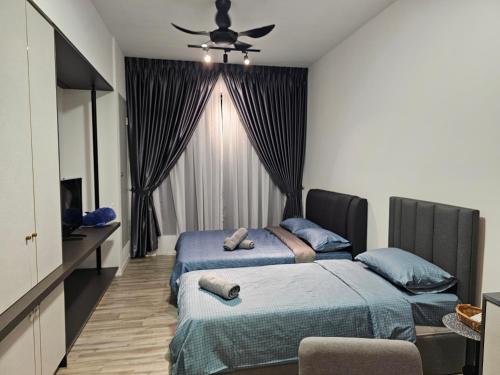 Voodi või voodid majutusasutuse Millerz Square OKR - Suites & Residences toas