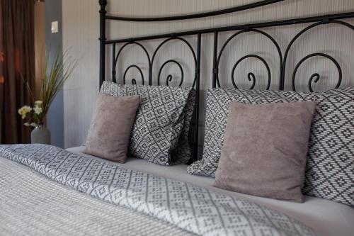 Ένα ή περισσότερα κρεβάτια σε δωμάτιο στο Apartman Lastovicka