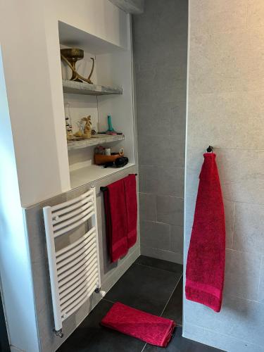 Dapur atau dapur kecil di Chambre d’hotes Le Grand Fourneau