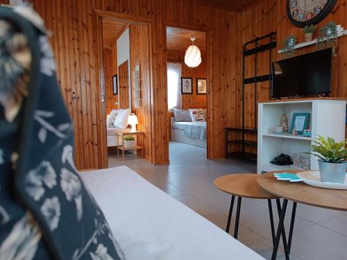 Kuchyň nebo kuchyňský kout v ubytování DemiNik Summer House