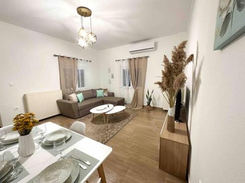 Χώρος καθιστικού στο Sunny Rooftop House