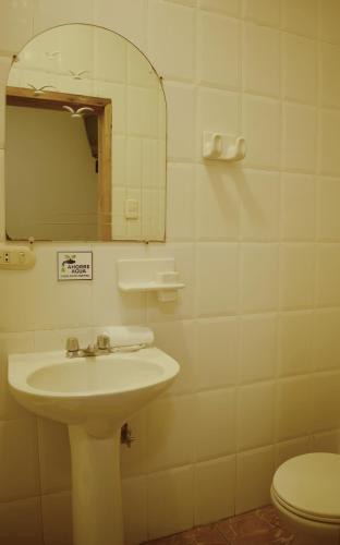 Koupelna v ubytování Meraki Hotel
