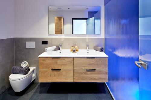 Salle de bains dans l'établissement Maximilian Appartements