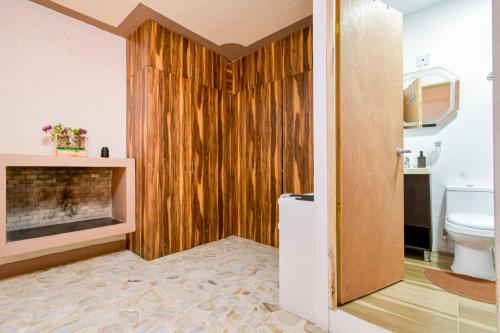 Koupelna v ubytování Hostal vitta