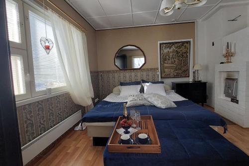 Posteľ alebo postele v izbe v ubytovaní Comfortable Villa Ainola, lake.
