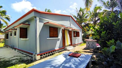a small house with a red roof at Villa Ste Marie in Sainte Marie