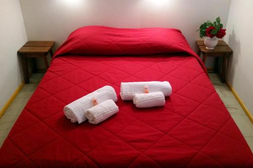 سرير أو أسرّة في غرفة في VVF Pyrénées Canigou