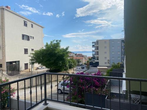 Balkón nebo terasa v ubytování Modern new apartment in Makarska