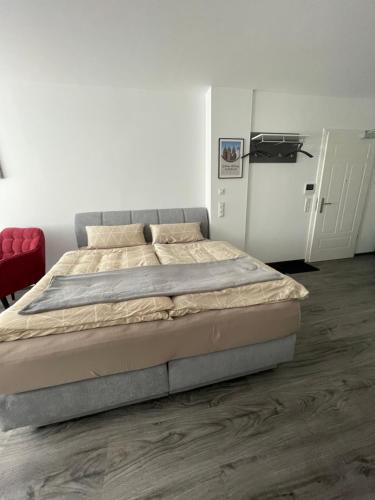 Postel nebo postele na pokoji v ubytování SWID Appartement