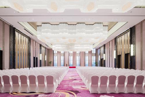 Χώρος καθιστικού στο Maanshan Wanda Realm Hotel