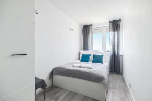 Posteľ alebo postele v izbe v ubytovaní Apartment Old Town and river view