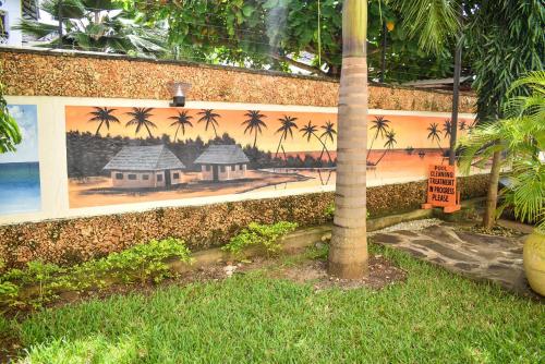 Taman di luar Pendo Villas Diani Beach