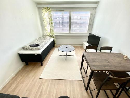 DP Apartments Vaasaにあるシーティングエリア