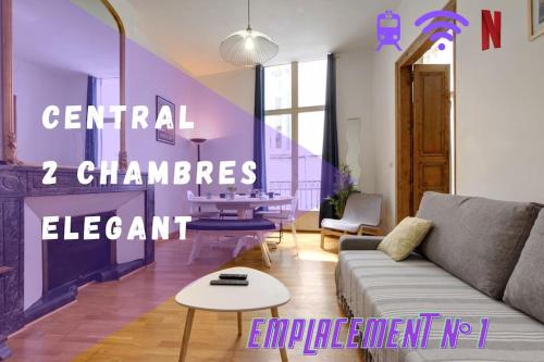 *Appart 2 chambres, Hypercentre, Emplacement N°1*