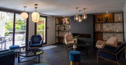 Posezení v ubytování Citadines Trocadéro Paris
