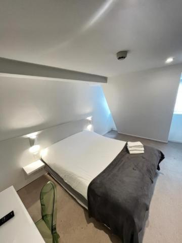 a small room with a bed in a small room at Residence OLit Cathédrale in Strasbourg