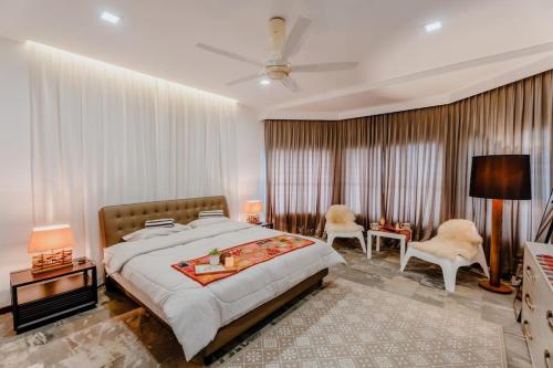 Un ou plusieurs lits dans un hébergement de l'établissement Bamboo Rimbun-Tranquil Seaside Villa, Port Dickson