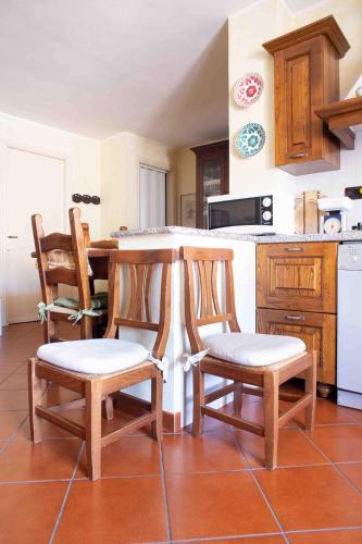 Kuchyň nebo kuchyňský kout v ubytování Casa Nina con terrazza
